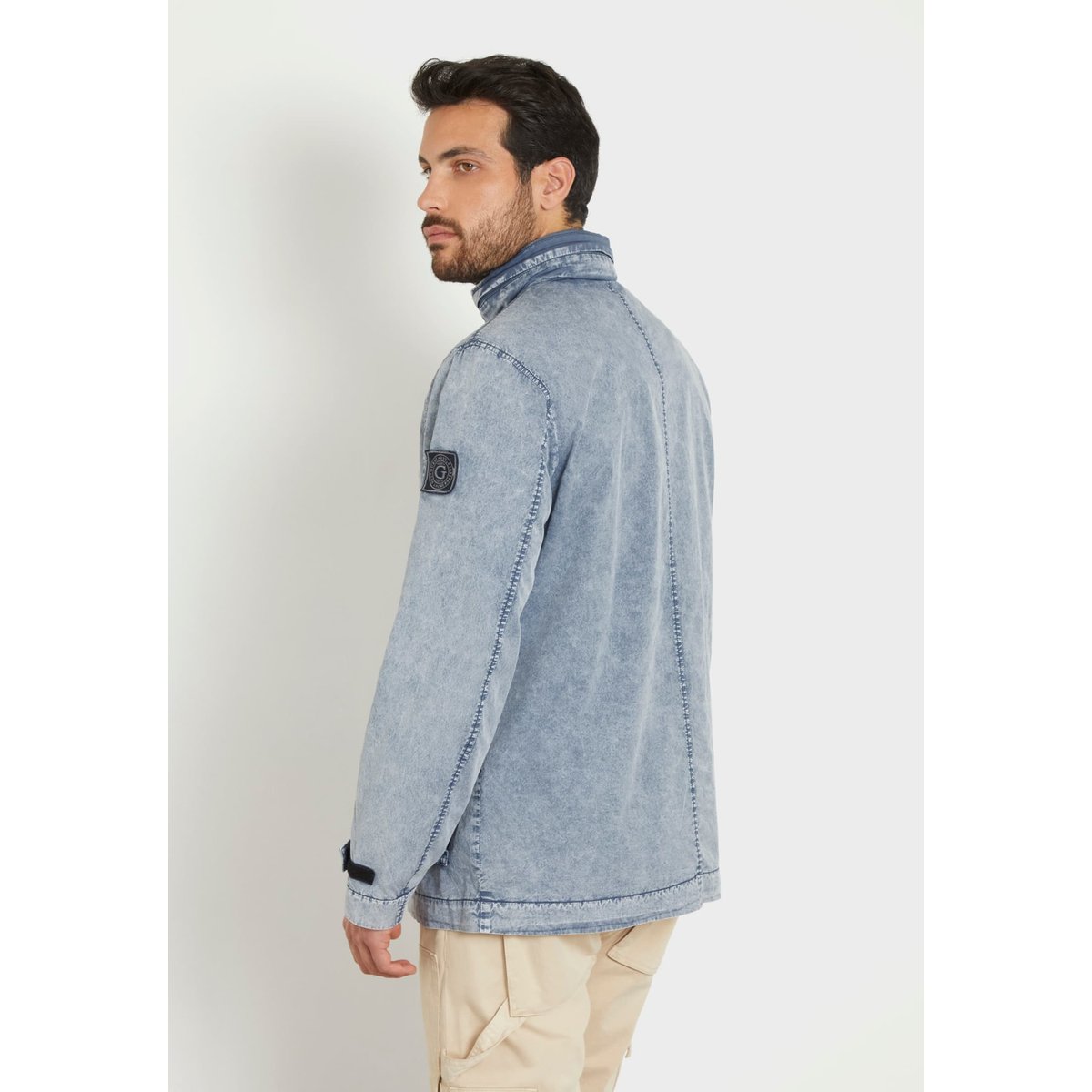 Veste Poches Cargo bleu, GUESS
