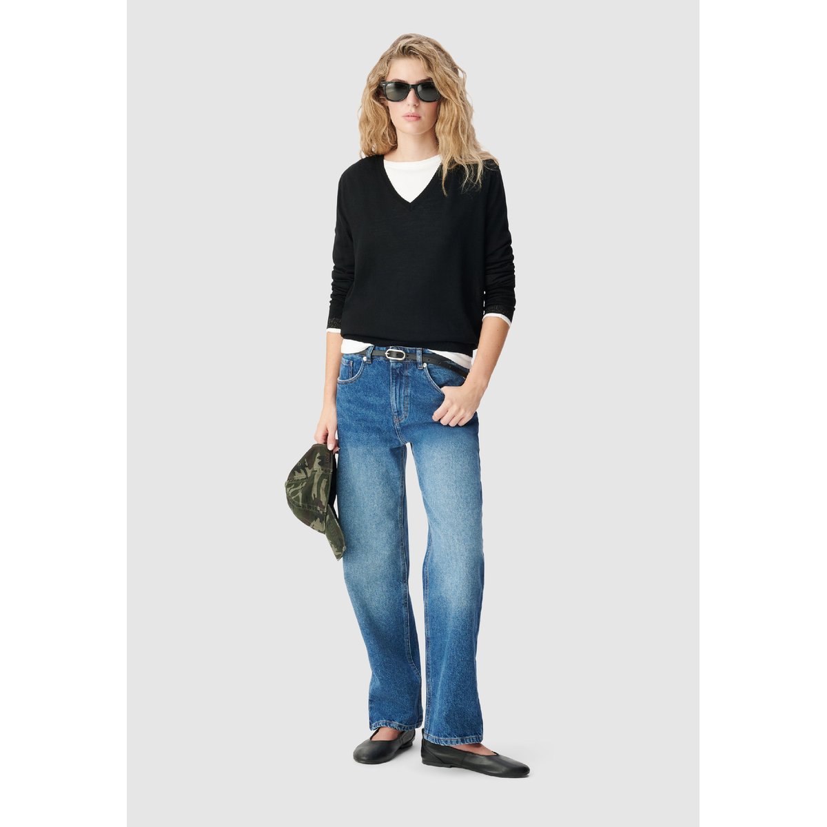 Jean droit 7/8e ANDERS bleu nuit, IKKS