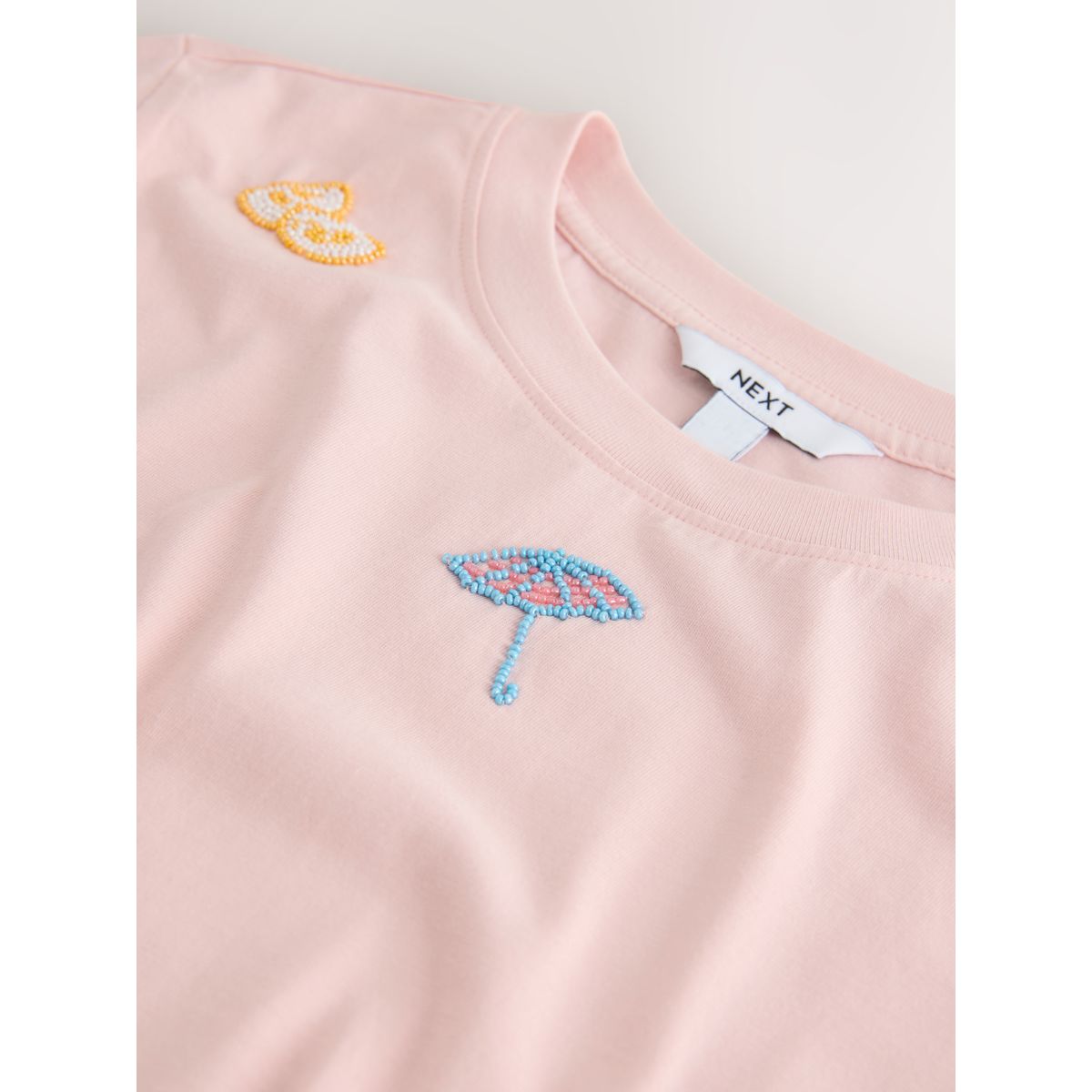 T-shirt à manches courtes et motif chaise rose, NEXT