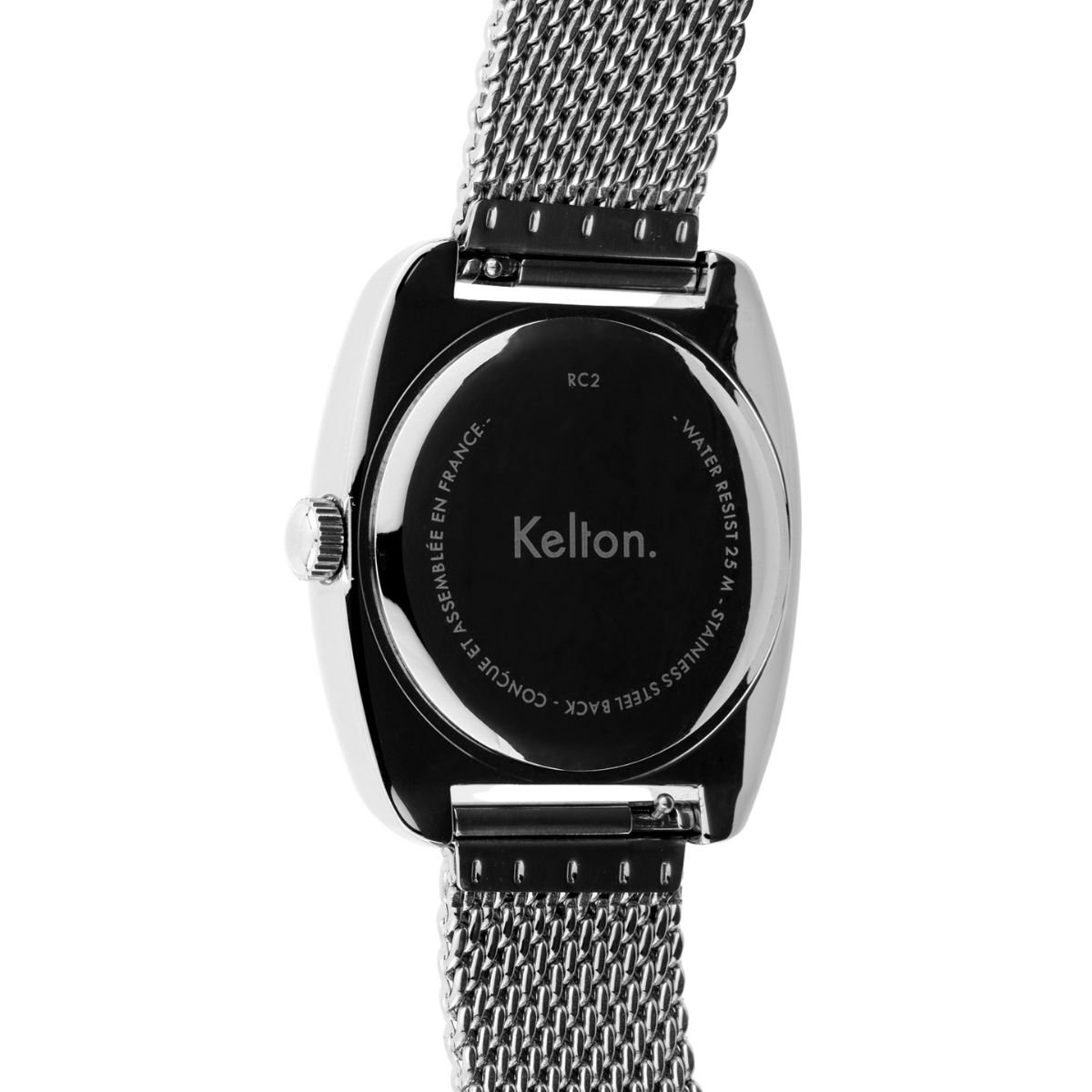 Montre Analogique  RC argenté noir argenté, KELTON