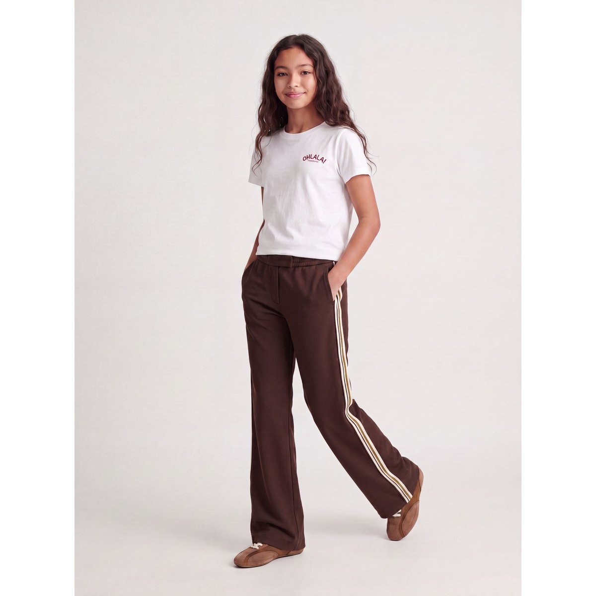 Pantalon À Jambe Large demitasse 1, JJXX