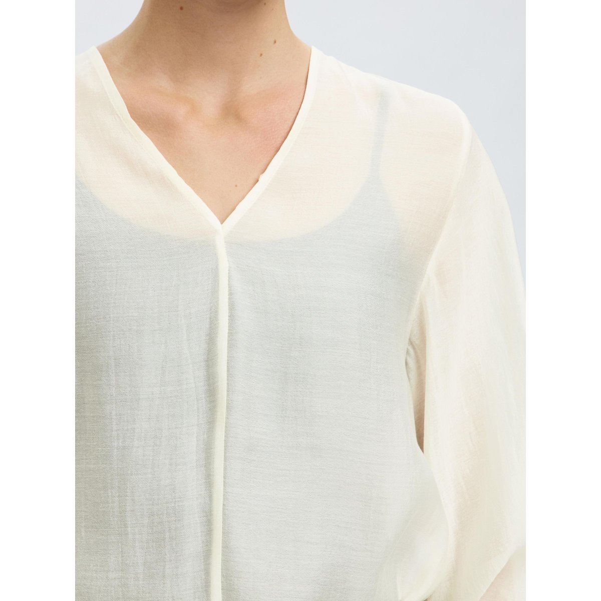 Blouse À Manches Longues birch, SELECTED