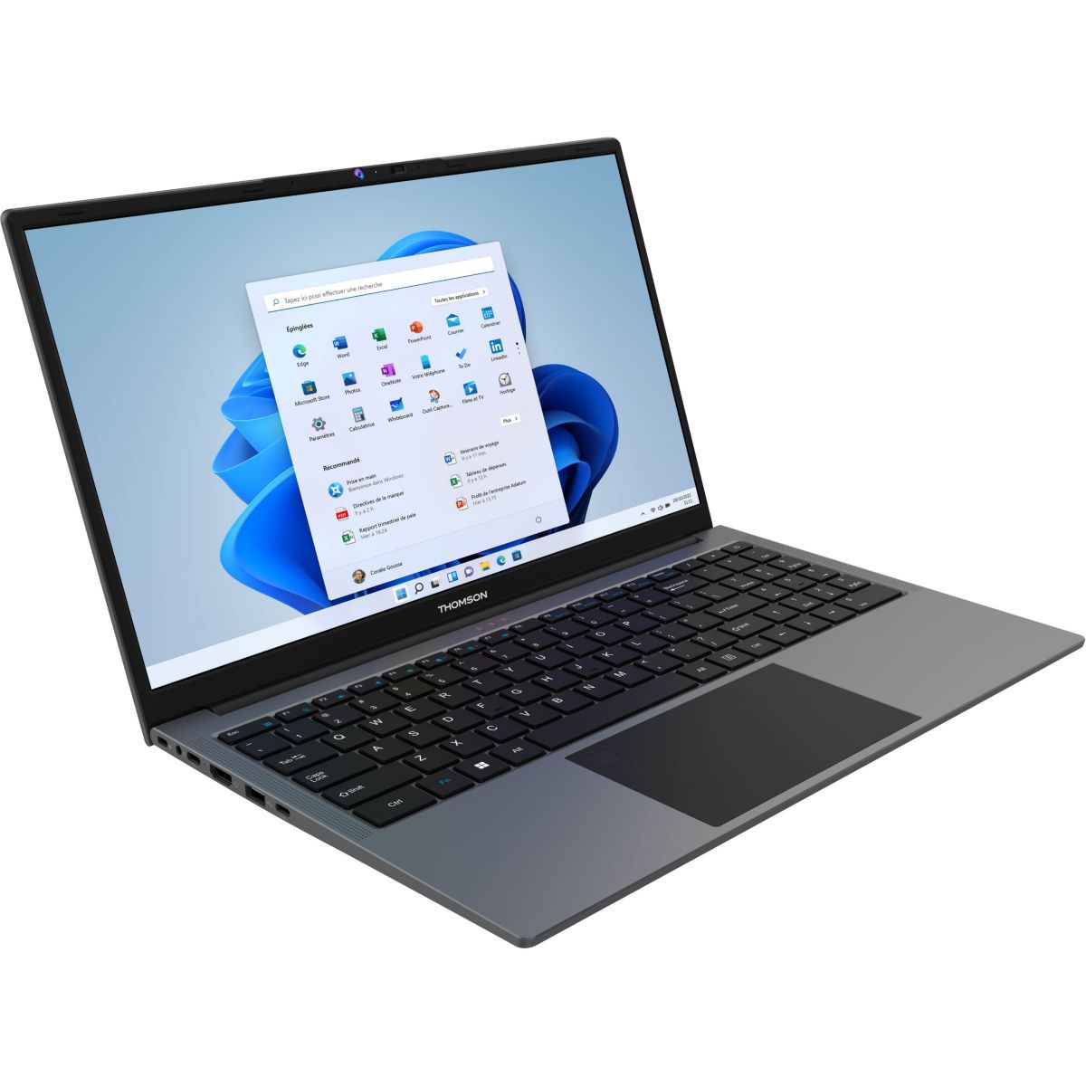 Ordinateur portable N15R53-8SL256 15,6" AMD Ryzen 5 3500U 8 Go RAM DDR4 SSD 256 Go couleur unique, THOMSON