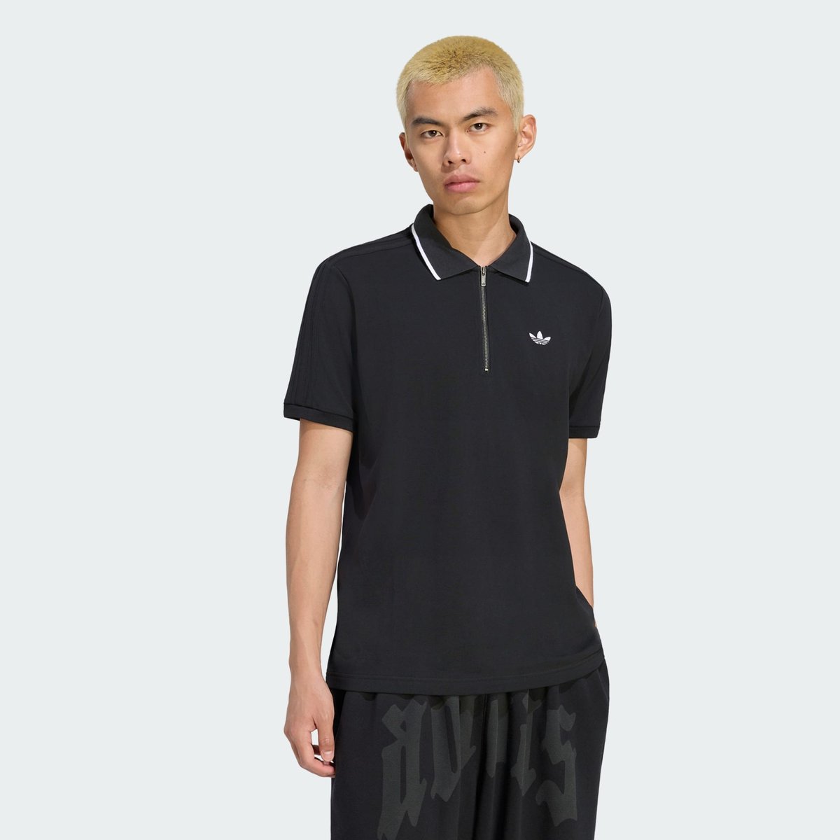 Polo 3 Bandes black, adidas Originals