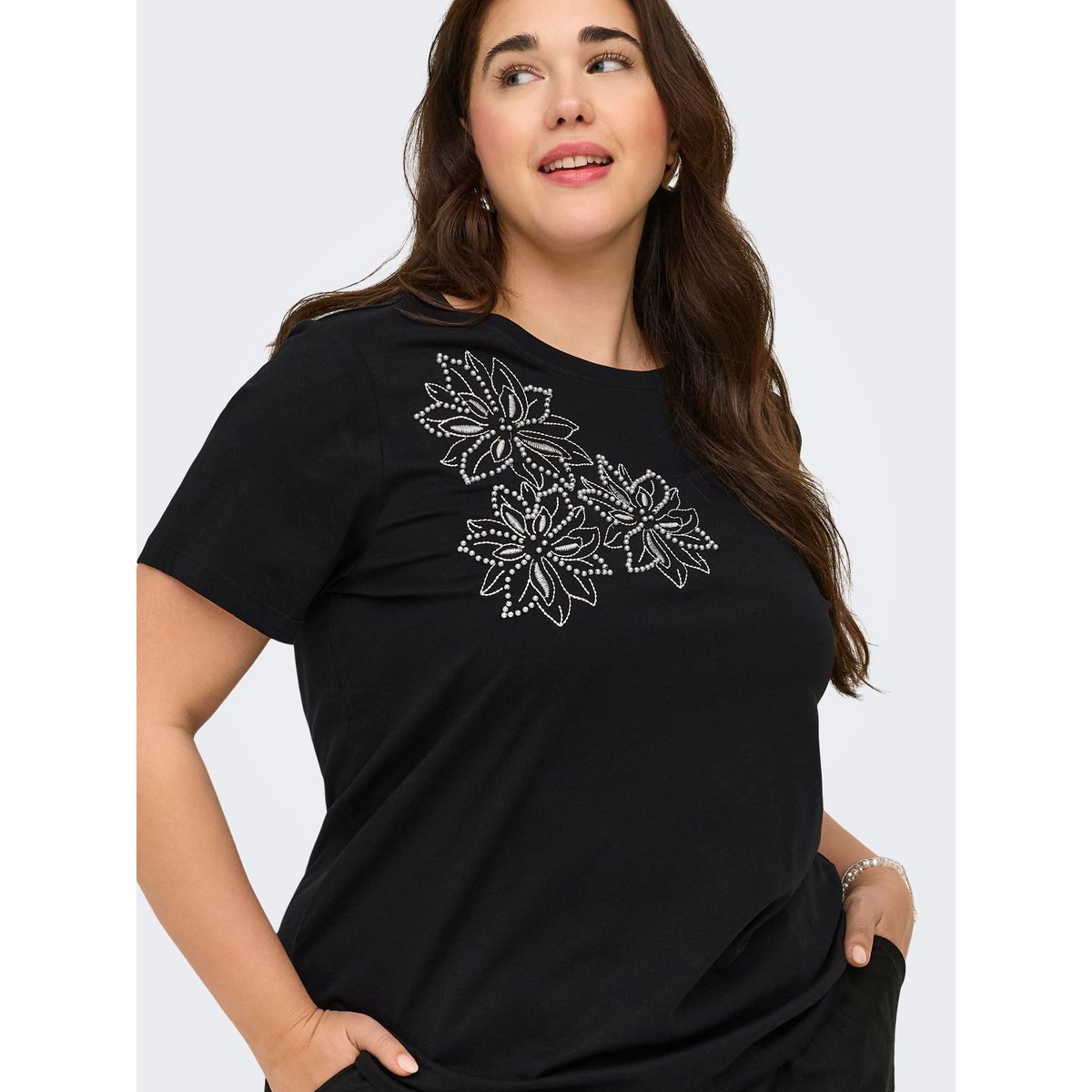 T-Shirt noire - black, ONLY CARMAKOMA