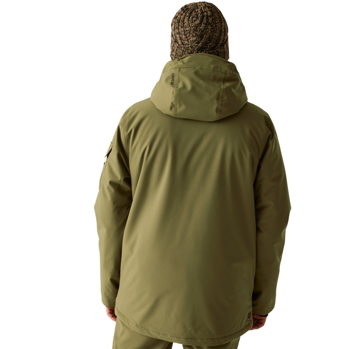 Blouson de ski à capuche blanc cassé, DARE 2B