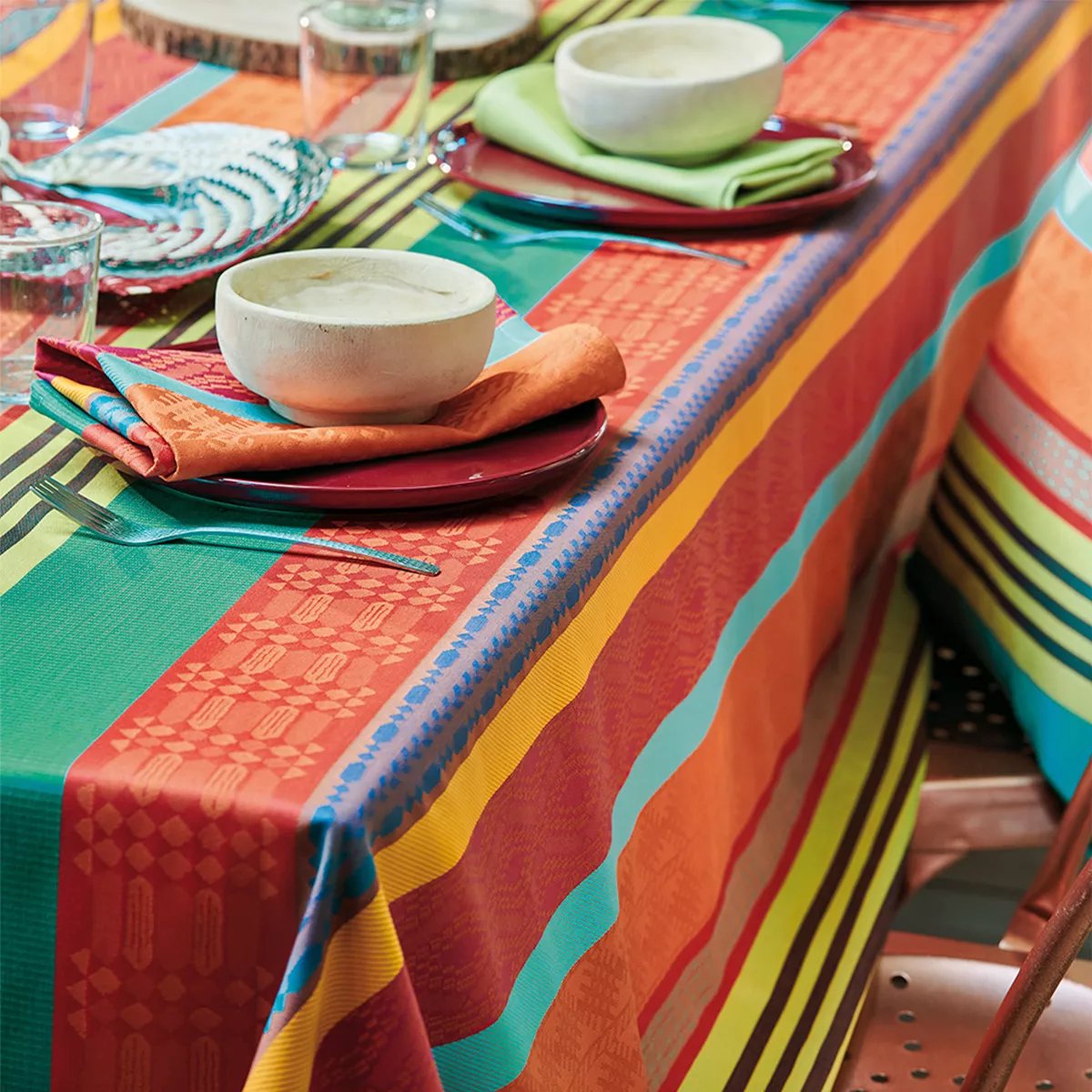 Nappe pur coton MILLE ARIZONA pampa, GARNIER THIEBAUT