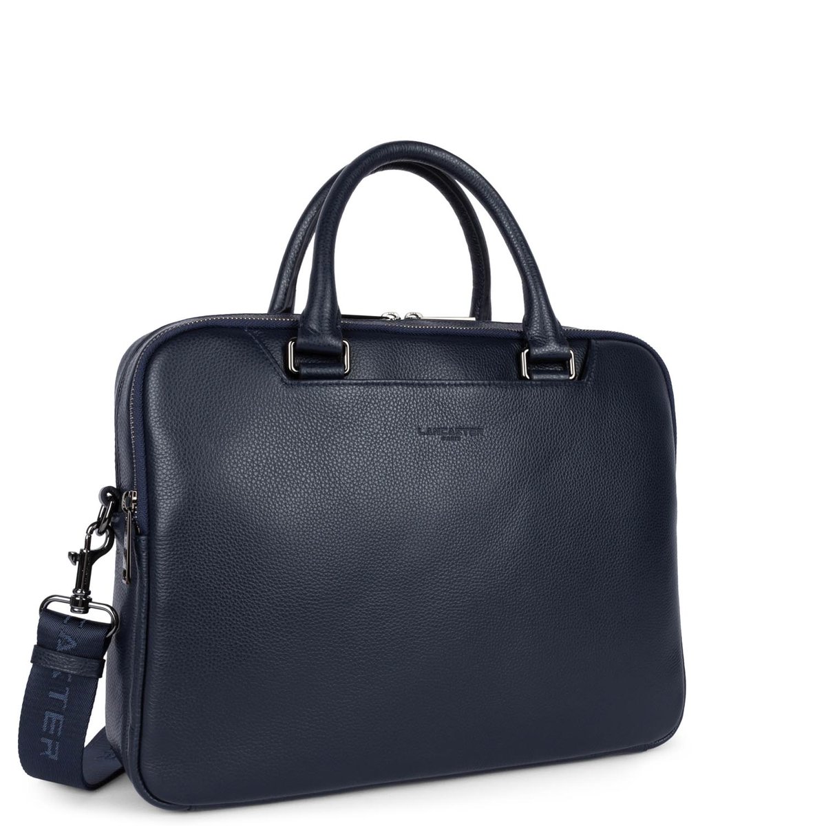 Porte documents MILANO GENTLEMEN bleu foncé, LANCASTER