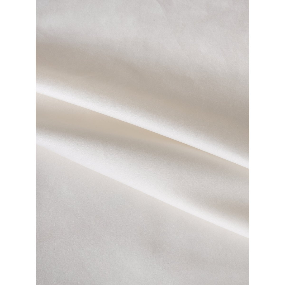Drap-housse satin de coton "Léonore" ecru, CYRILLUS