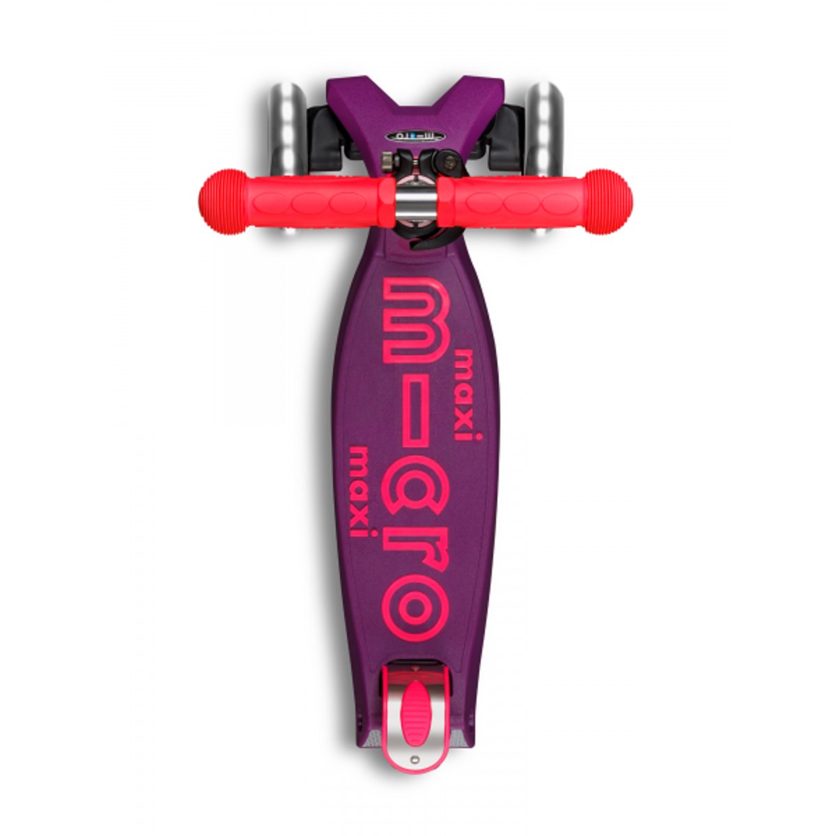 Maxi Micro Deluxe LED - Néon rose, MICRO MOBILITY