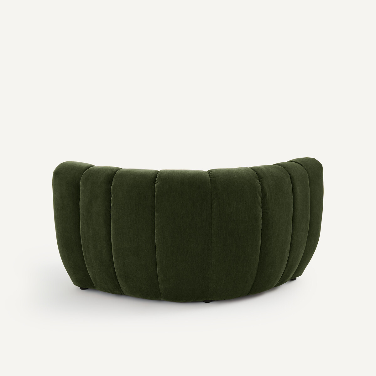 Angle modulable capitonné, en velours, JUD vert olive, AM.PM