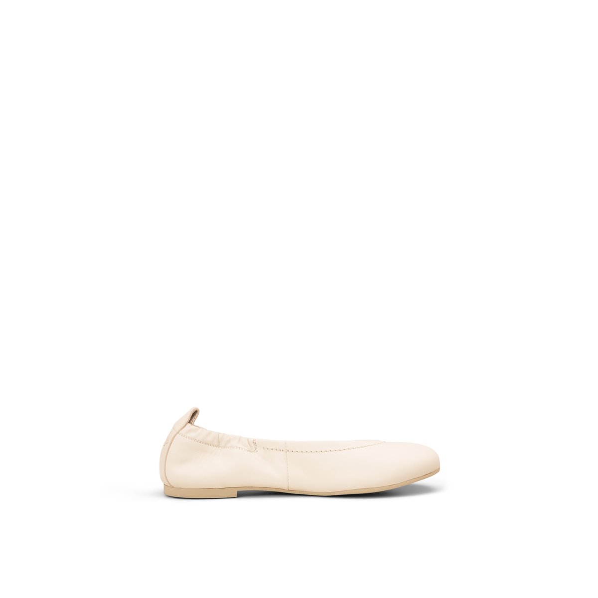 Ballerine en cuir de vache noble weiß, MARC O'POLO