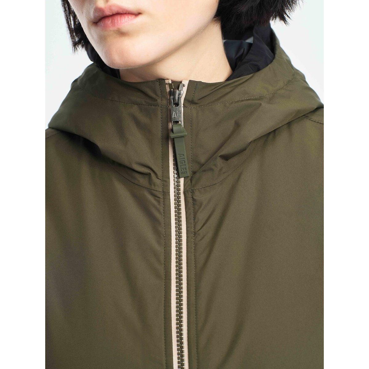 Parka longue unisexe imperméable MTD kaki, AIGLE