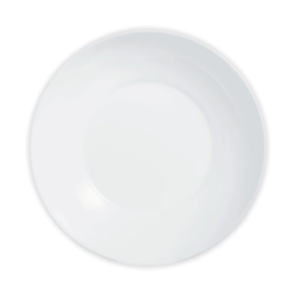 6 assiettes creuses blanches 20 cm -APY blanc, LUMINARC