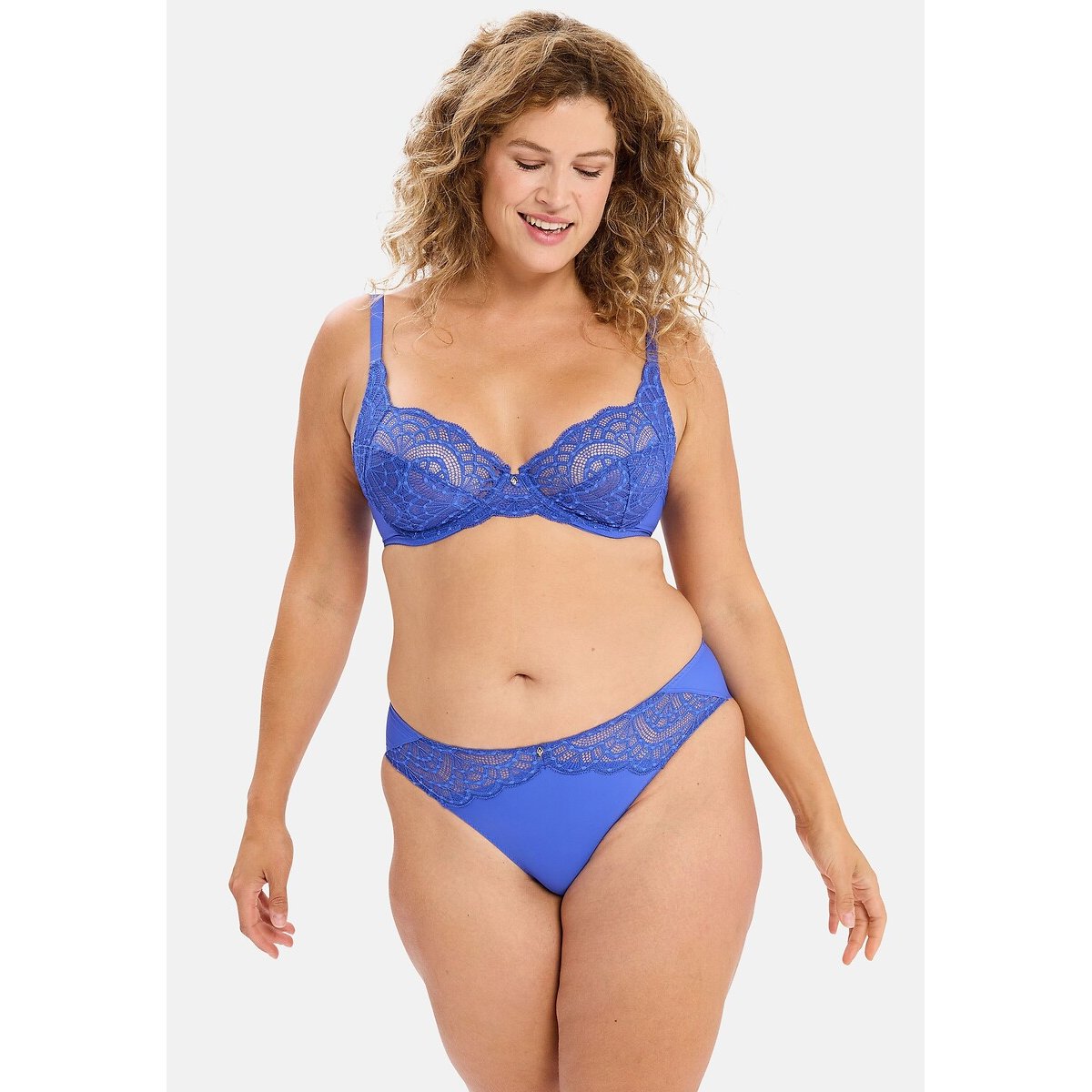 Sujetador clásico con aros CHARLINE azul , SANS COMPLEXE