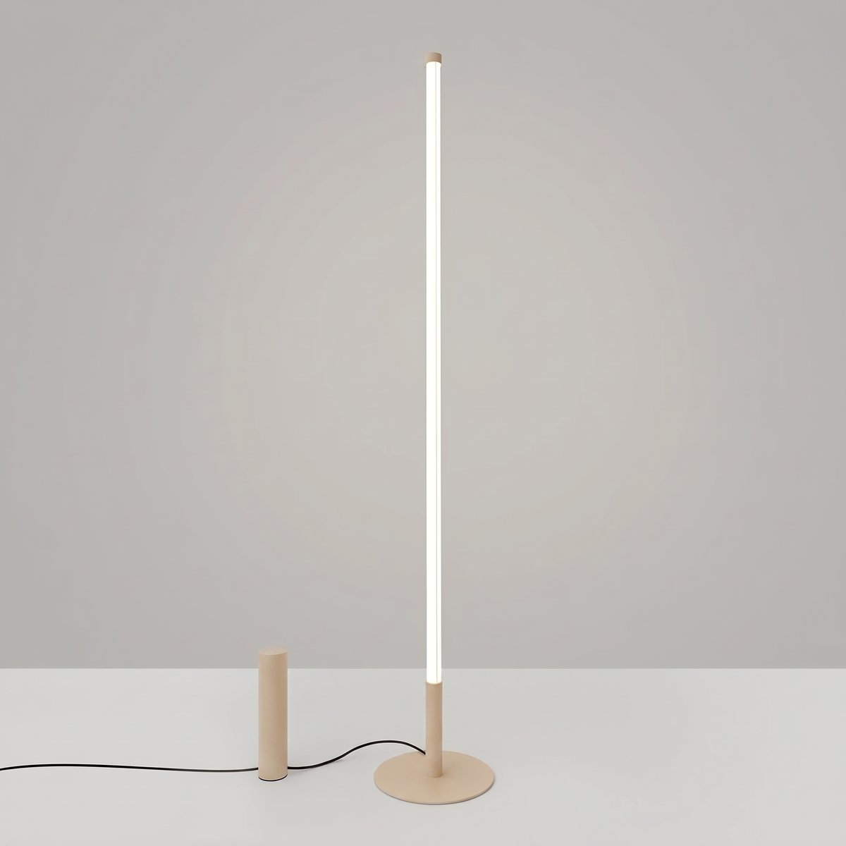 Lampadaire Beige LED 1 Trang beige, EDEN