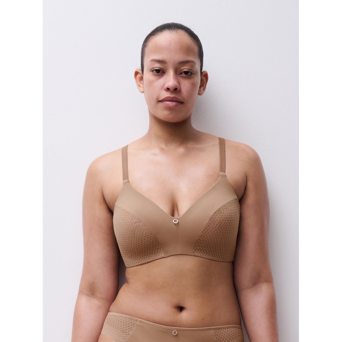 Soutien-gorge sans armature HONEY café latte, CHANTELLE