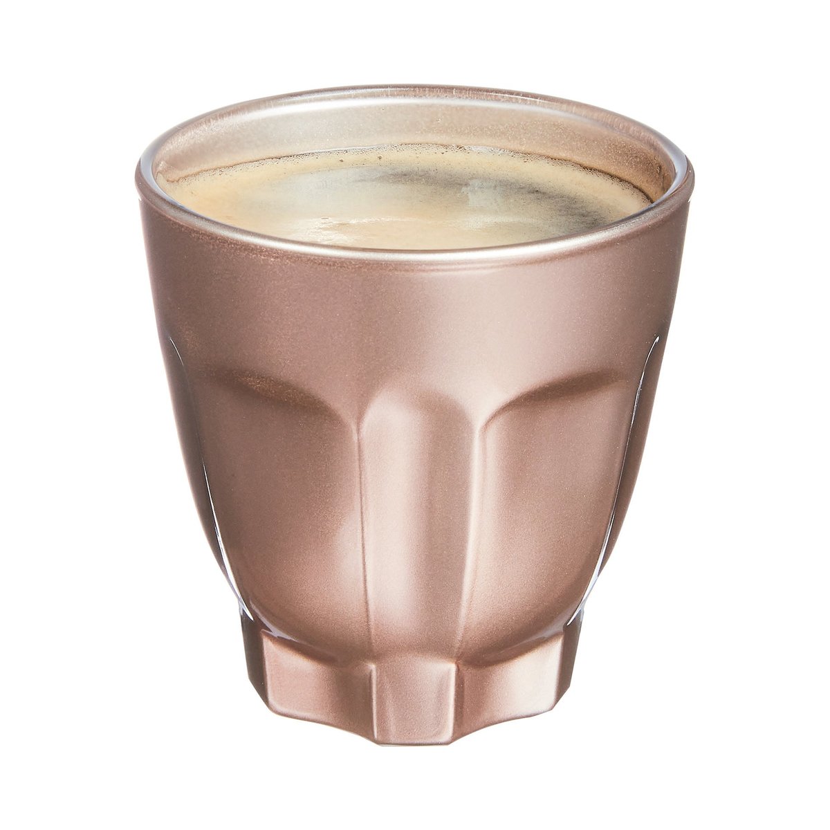 6 tasses en verre 9 cl dorées -FLASHY or, LUMINARC