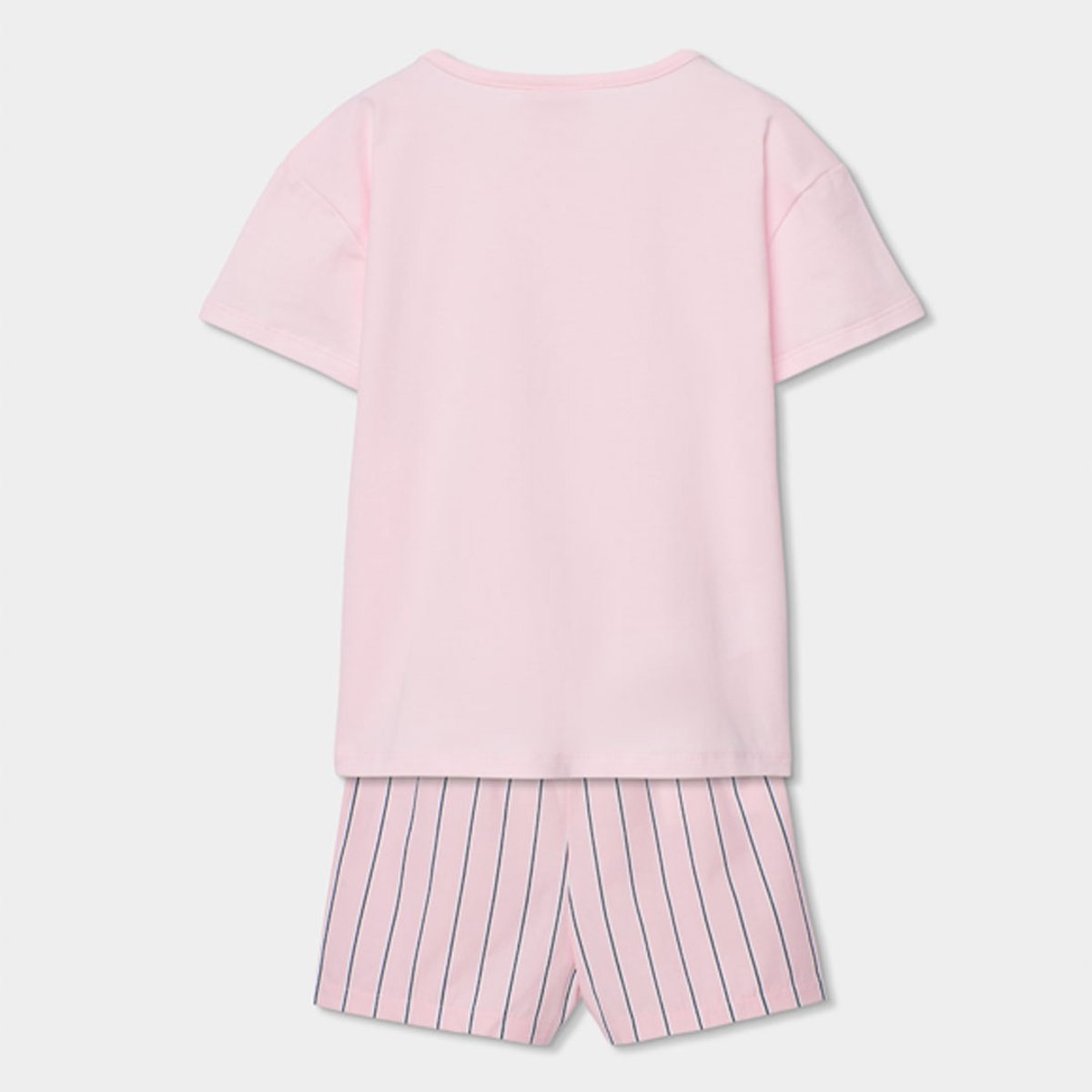 Pyjama coton rayures rose, BOBOLI