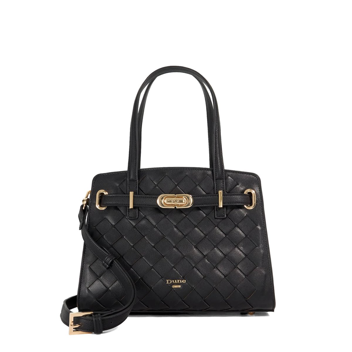 Grand sac fourre-tout - DINIDEFINE black-black leather, DUNE LONDON
