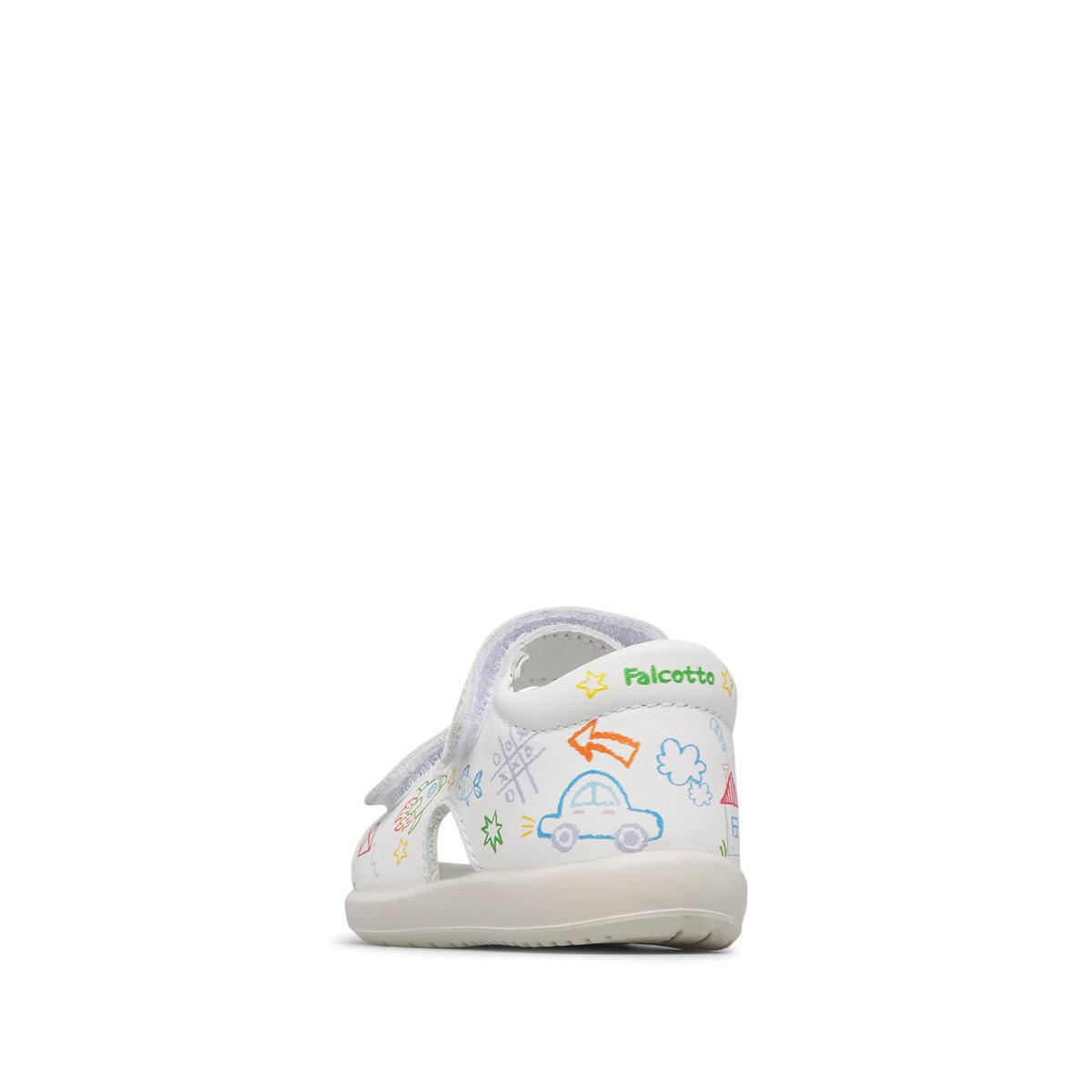 Sandales en cuir FLIMPY blanc-, FALCOTTO