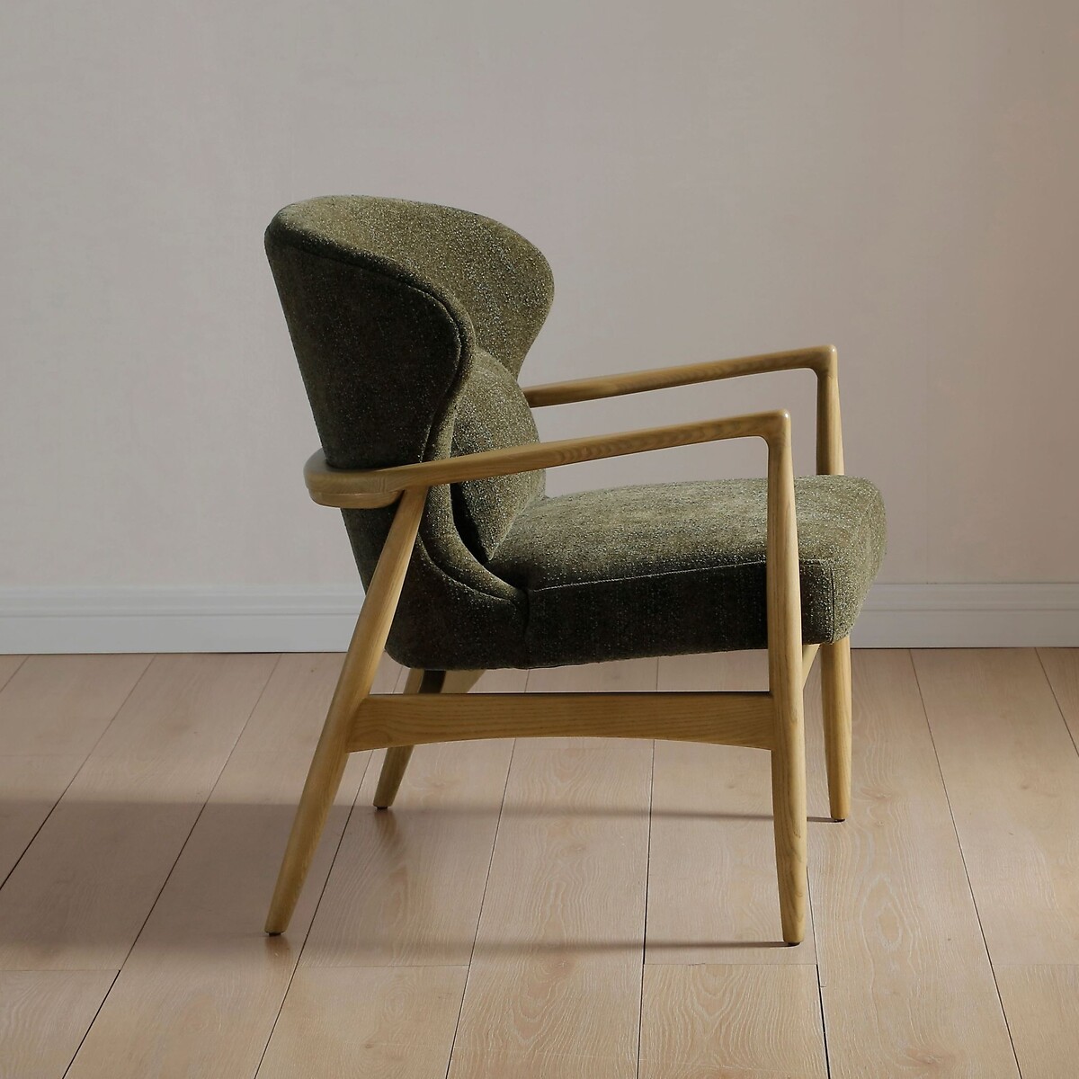 Myles Textured Chenille Accent Chair olive, ÉDITÉ