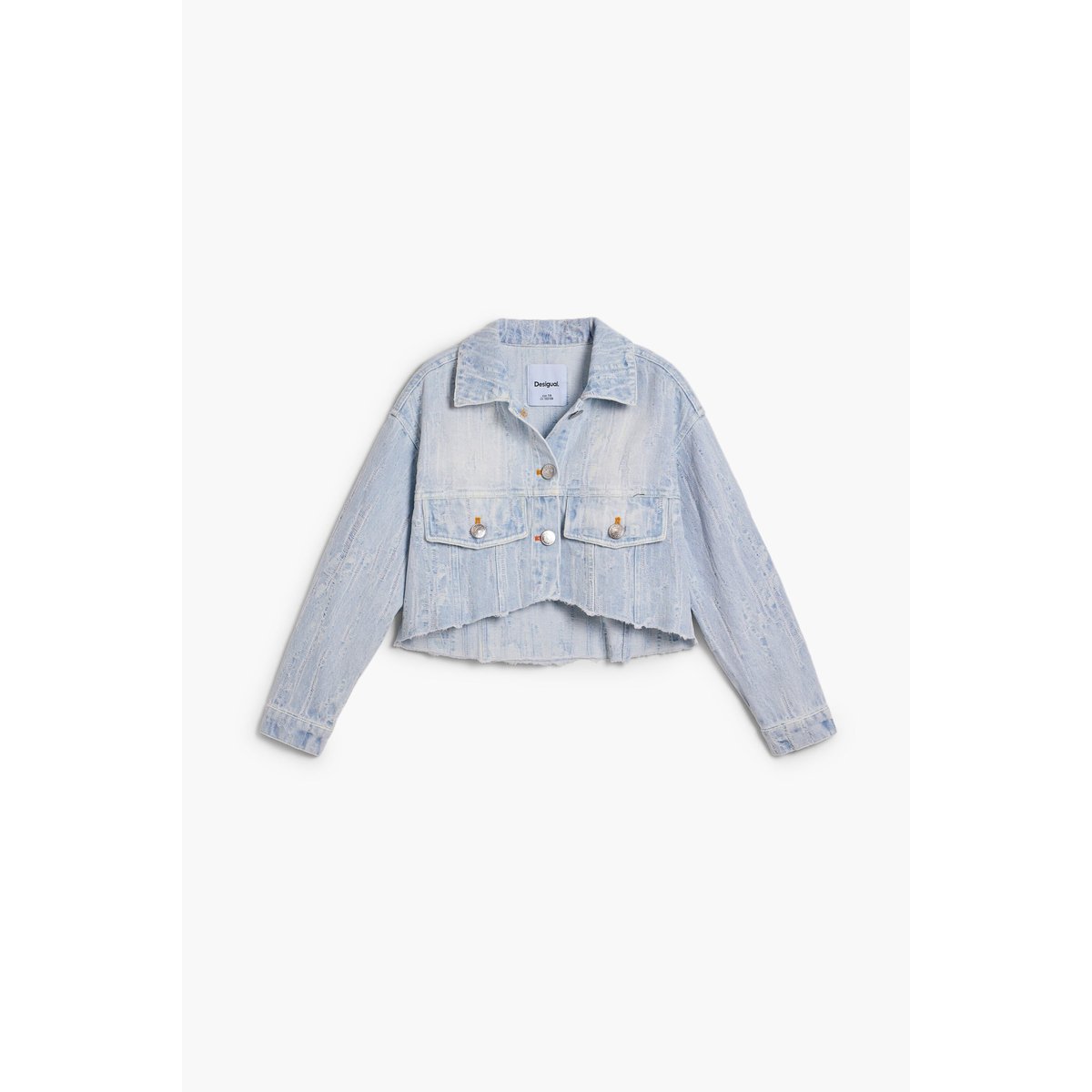 Veste en denim trucker bleu, DESIGUAL