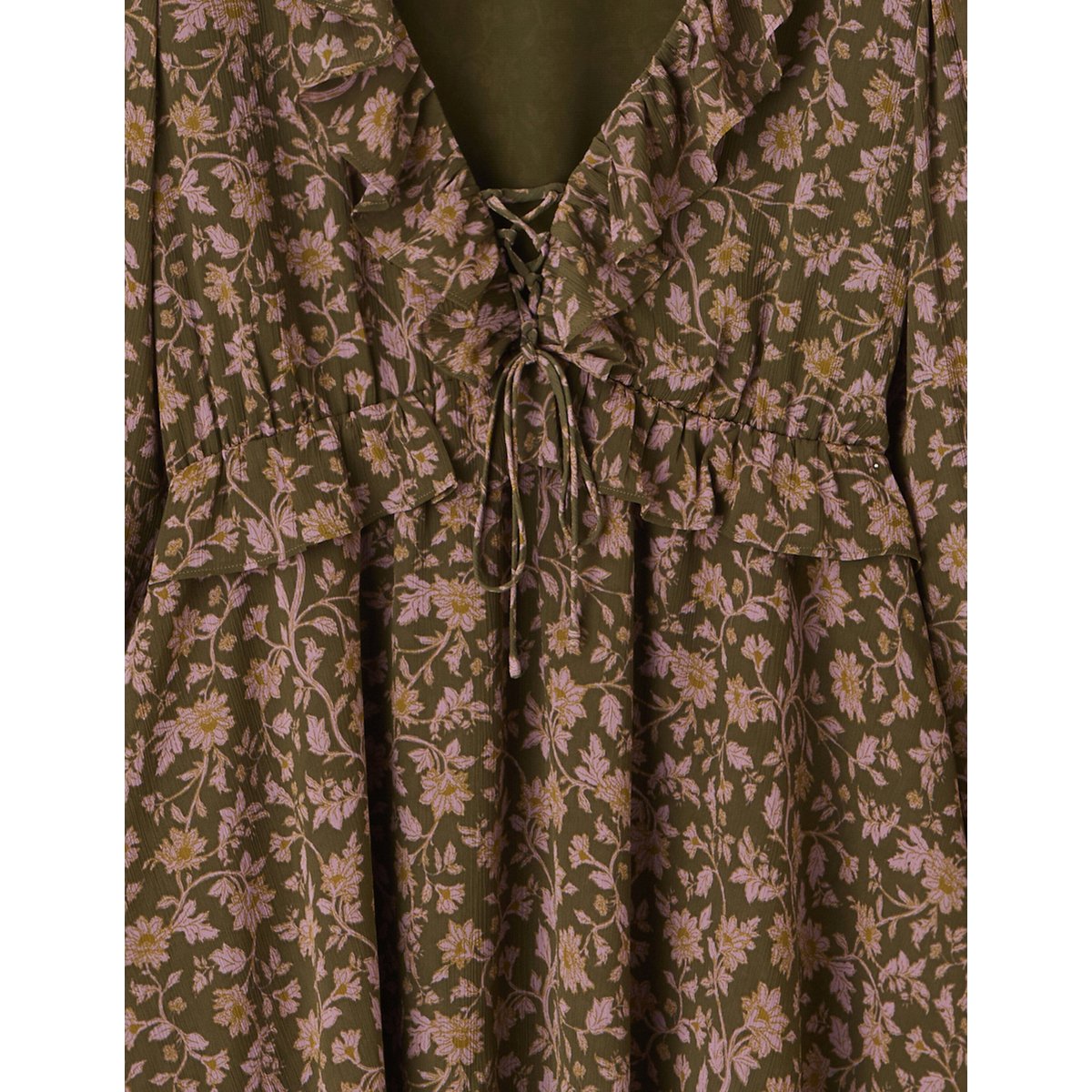 Robe imprimé fleuri multicolore, BZB