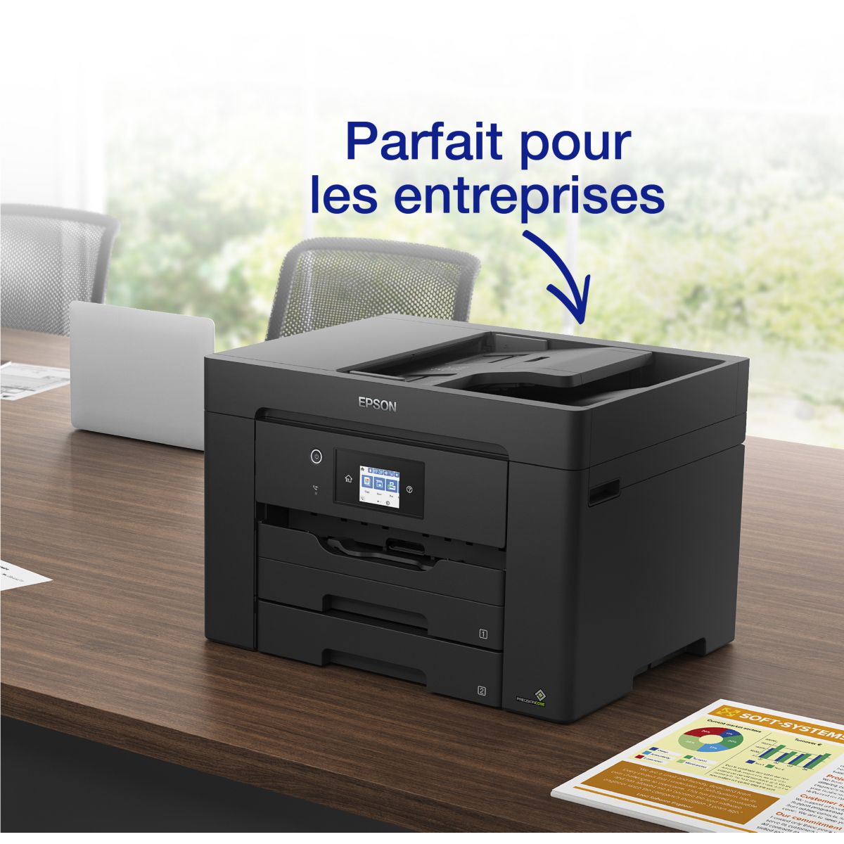 Imprimante jet d'encre WorkFoce WF-7830DTW couleur unique, EPSON