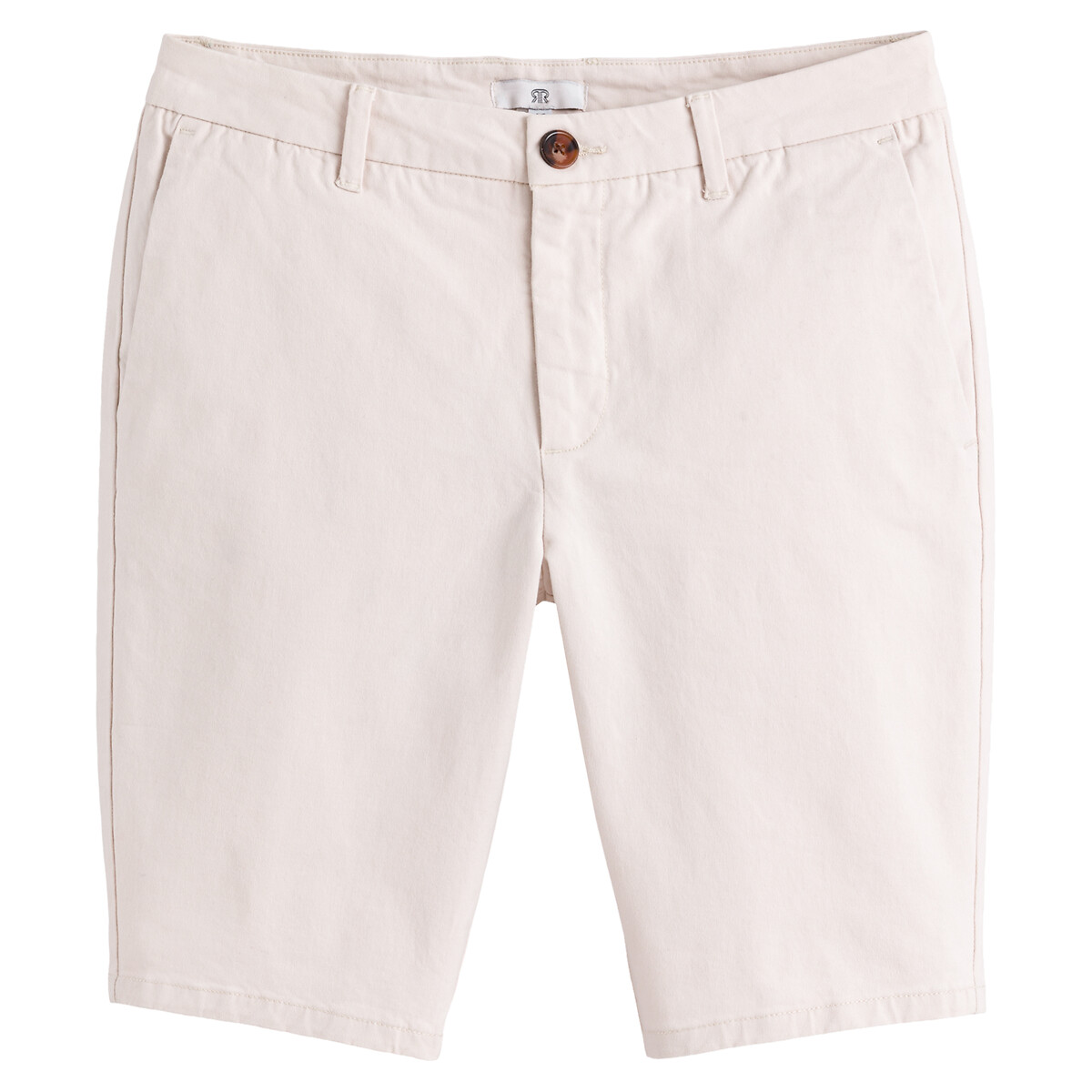 Bermuda chino Signature, JONAS beige craie, LA REDOUTE COLLECTIONS
