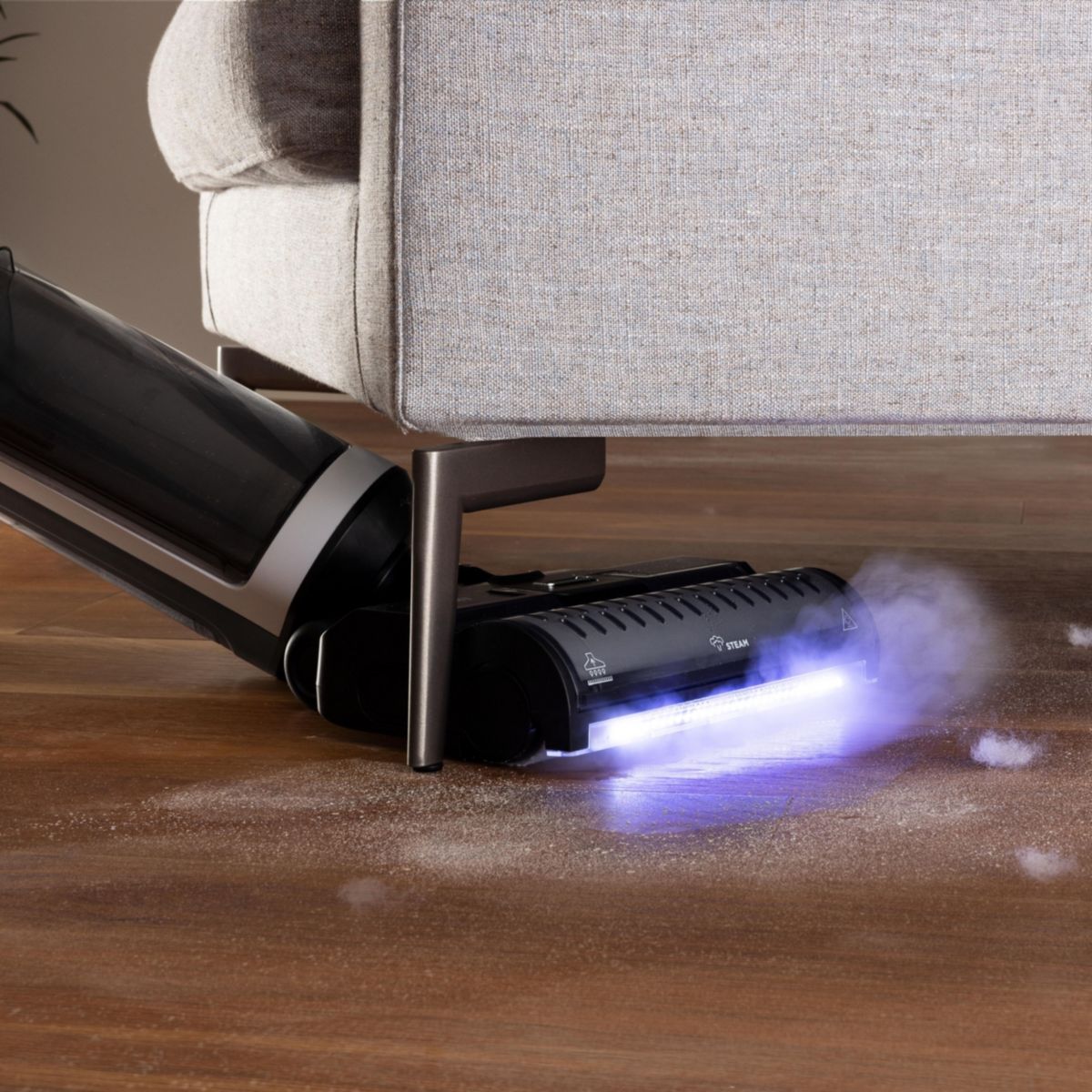 Aspirateur laveur RollySteam WD30C sans fil avec fonction vapeur couleur unique, POLTI