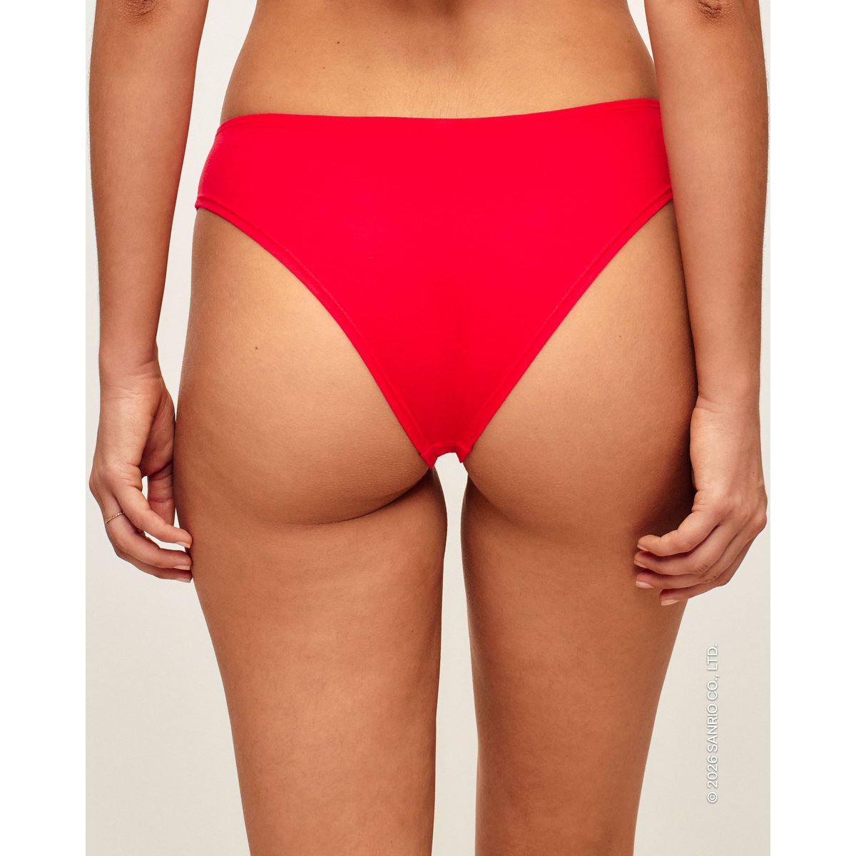 Lot de 3 culottes en coton Hello Kitty BOTTLIZ RAYIKI rouge, UNDIZ