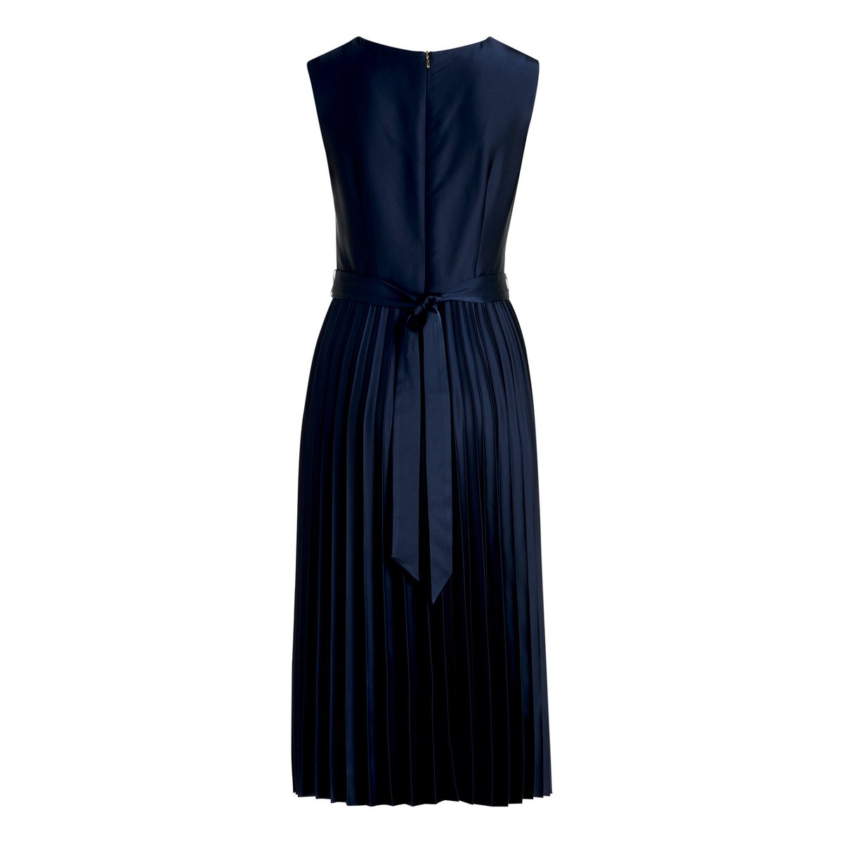 Robe en chiffon à plis navy blue, BETTY & CO