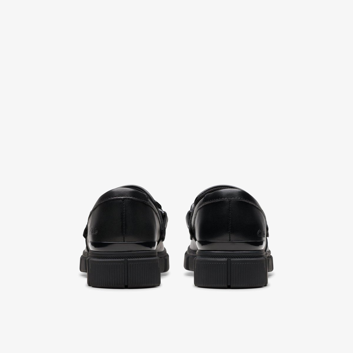 Mocassins Cuir Coupe Large EVYN WALK K noir, CLARKS