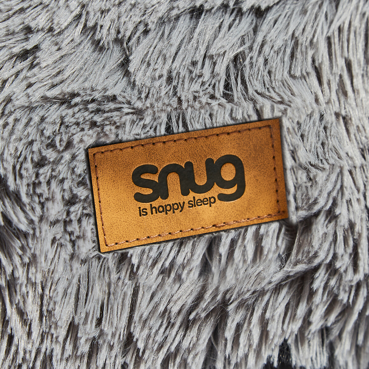 Furry Friends Super Fluffy Recycled Pet Bed grey, SNUG