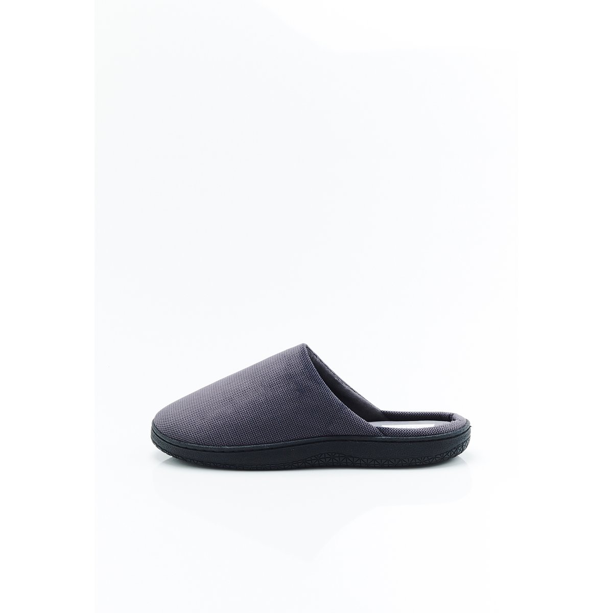 Mules emboîtantes en velours gris, DAMART
