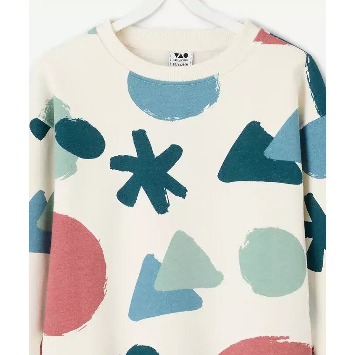 Printed Sweatshirt print/ecru background, TAPE A L'OEIL