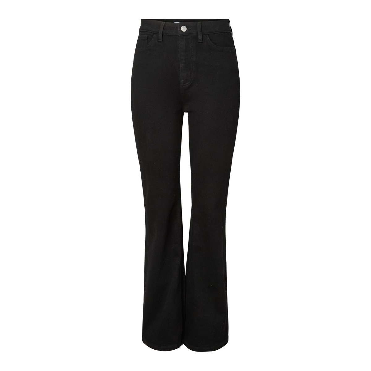 Jean Évasé noir - black denim1, PIECES