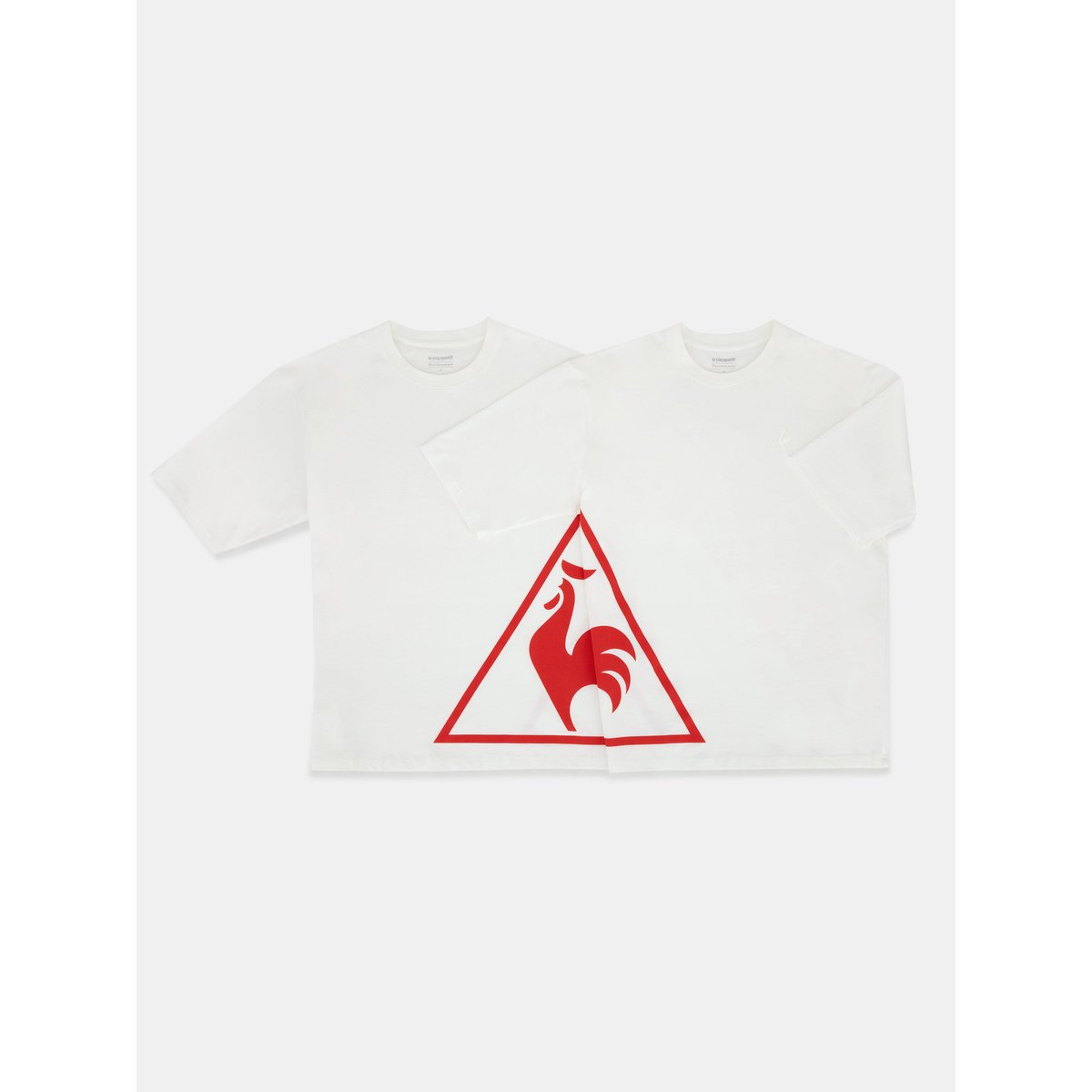 T-shirt oversize L'Amour du Sport en jersey de coton L'AMOUR DU SPORT marshmallow, LE COQ SPORTIF