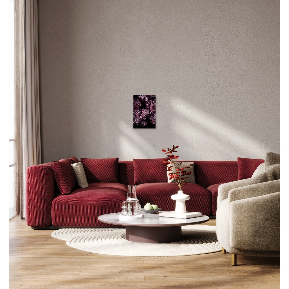 Tableau Sur Toile Romance Florale FLEUR tableaux sur toile-rose, CEANOTHE