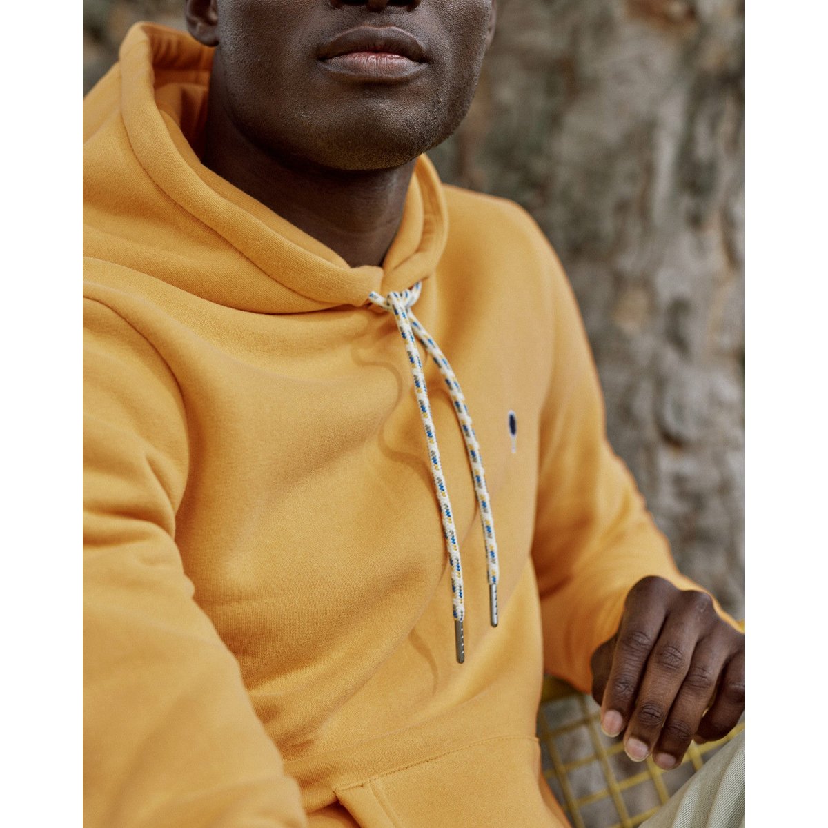 Sweat coton DIRAC ocre, FAGUO