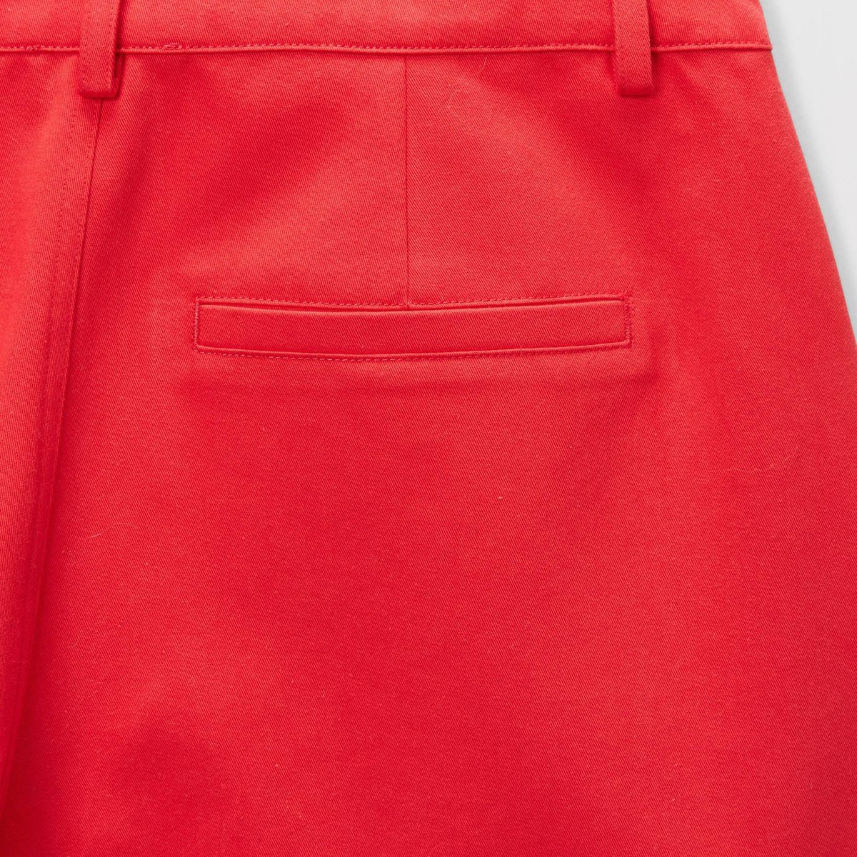 Short en coton rouge, MONOPRIX