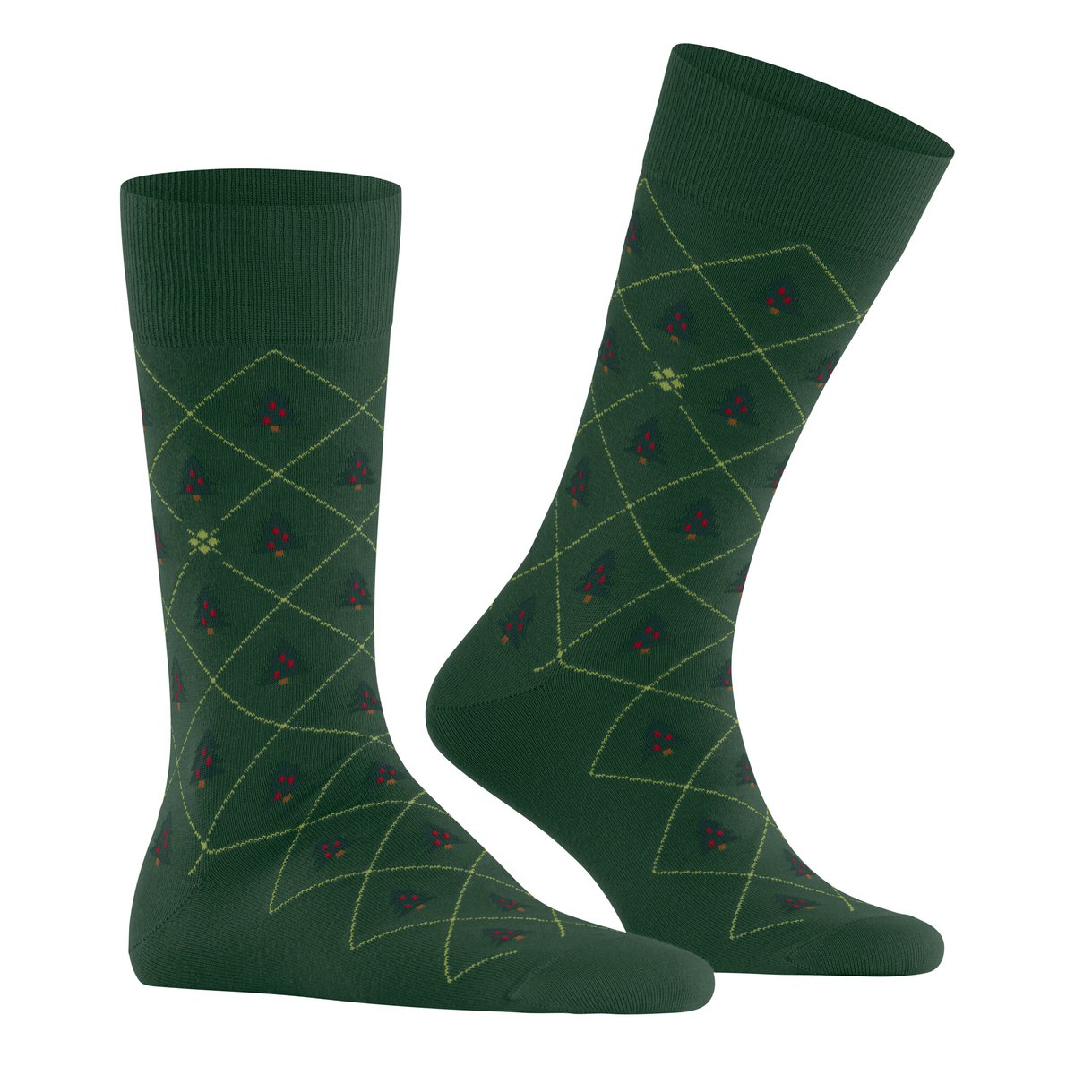 Chaussettes Christmas Tree Opaque vert, BURLINGTON