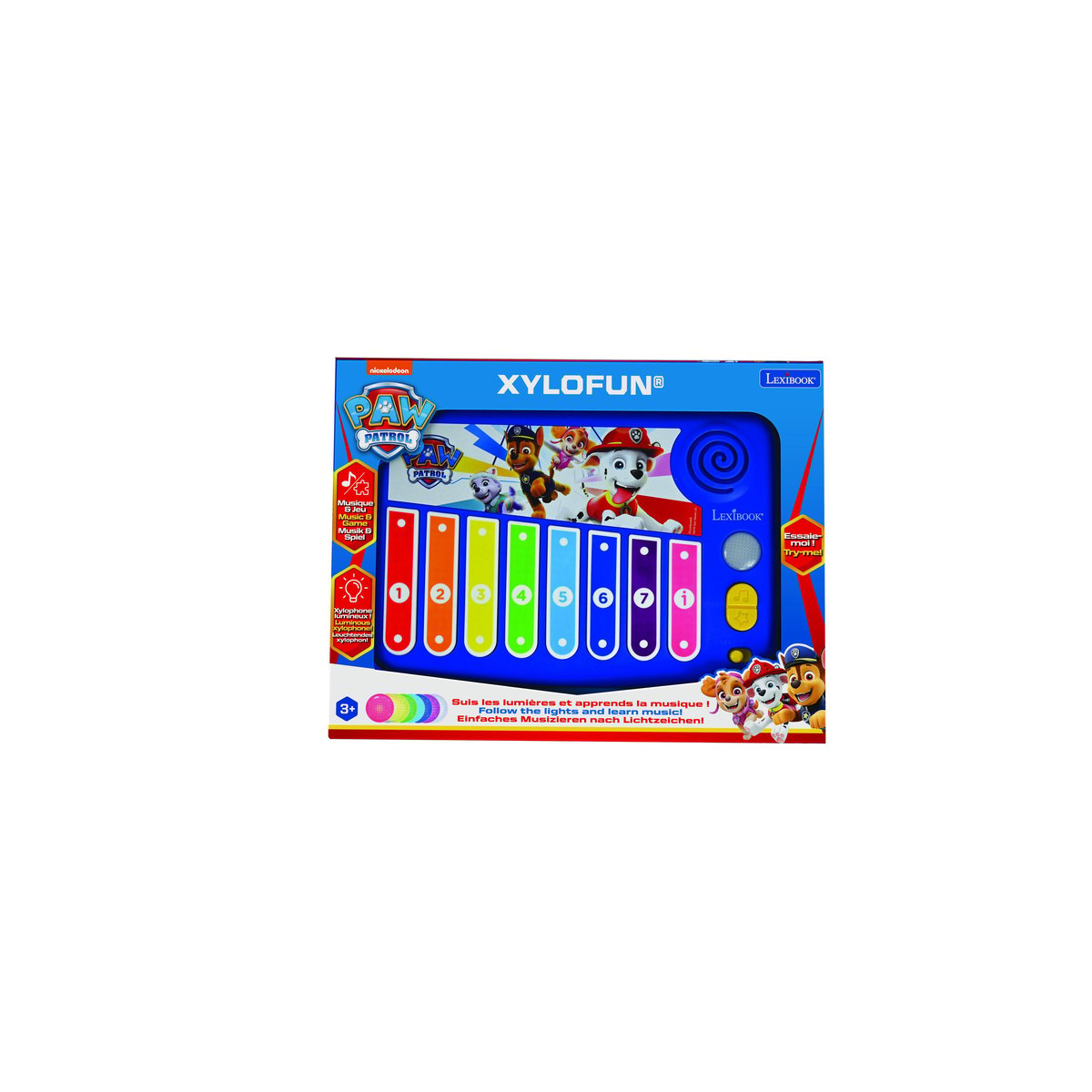 XYLO-FUN Xylophone Pat' Patrouille bleu, LEXIBOOK