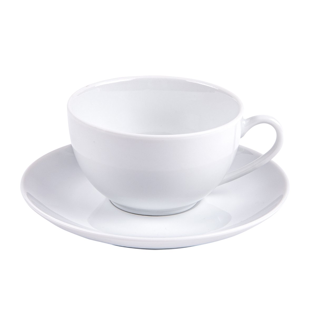 Tasse à thé et sa soucoupe 20 cl Alaska (lot de 2) - ALASKA blanc, TABLE PASSION