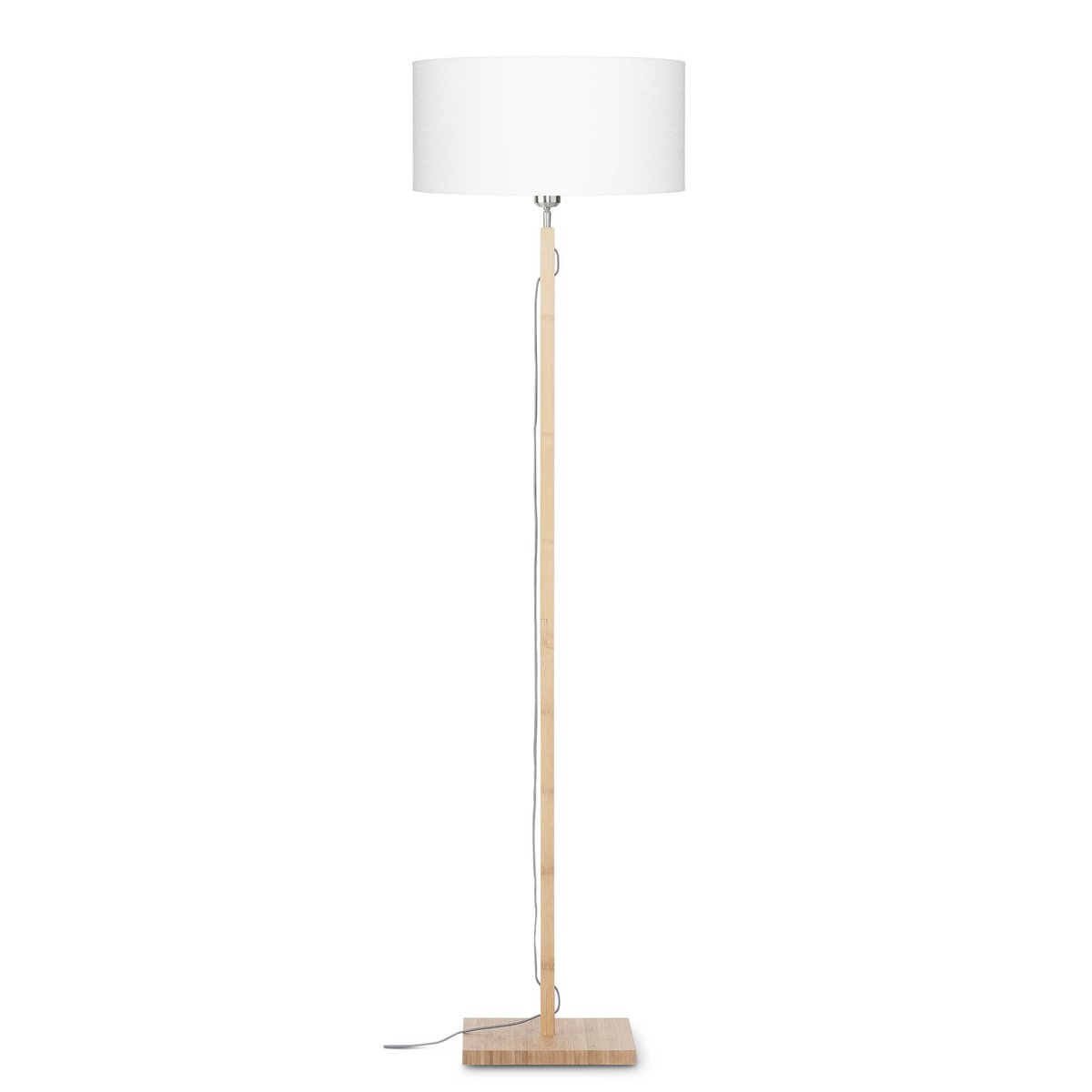 Lampadaire Bambou FUJI blanc, GOOD & MOJO