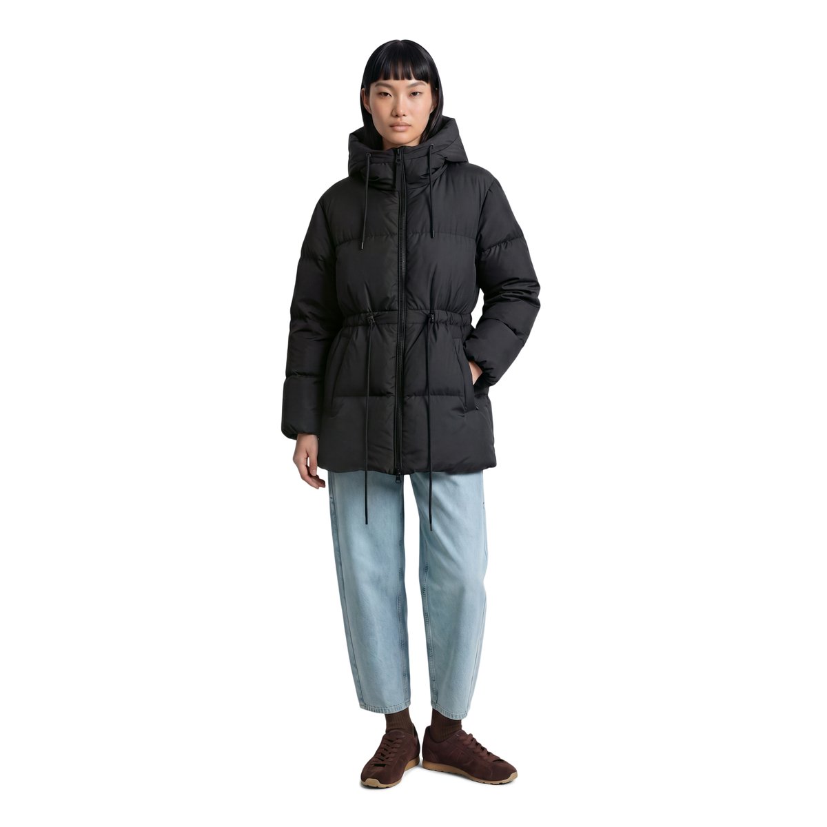 Doudoune matelassée coupe regular avec une surface hydrofuge noir, MARC O’POLO DENIM