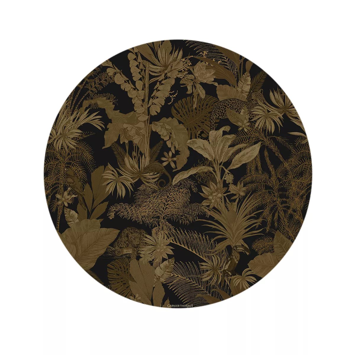 Set vinyle RAINFOREST black, GARNIER THIEBAUT