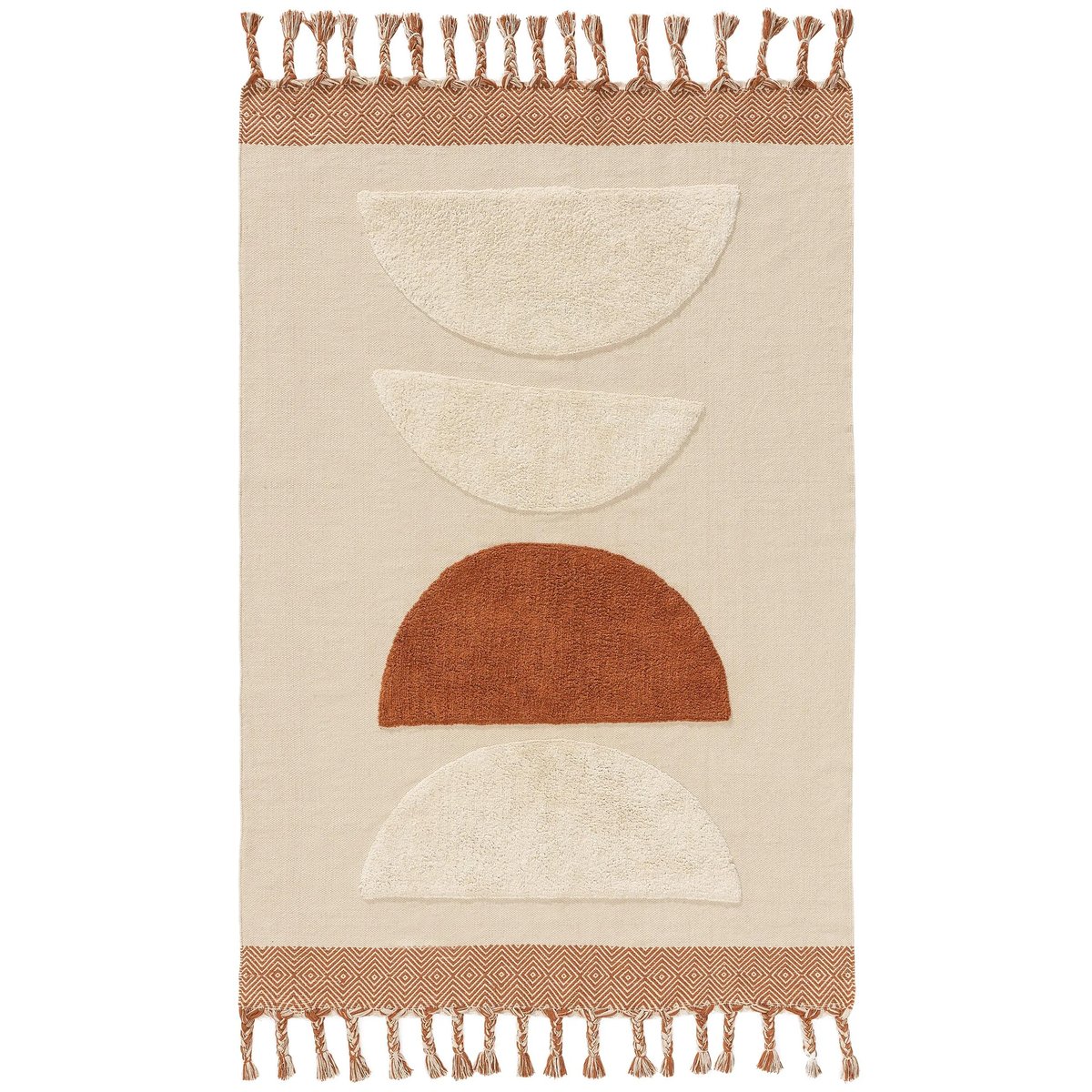Tapis en coton fait main GIBSON orange, BENUTA