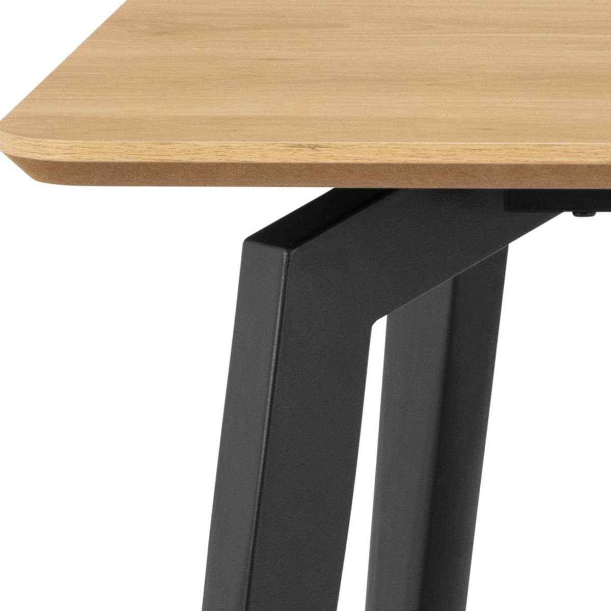Table à manger 4 personnes en bois et métal- LUNKA bois clair, DRAWER